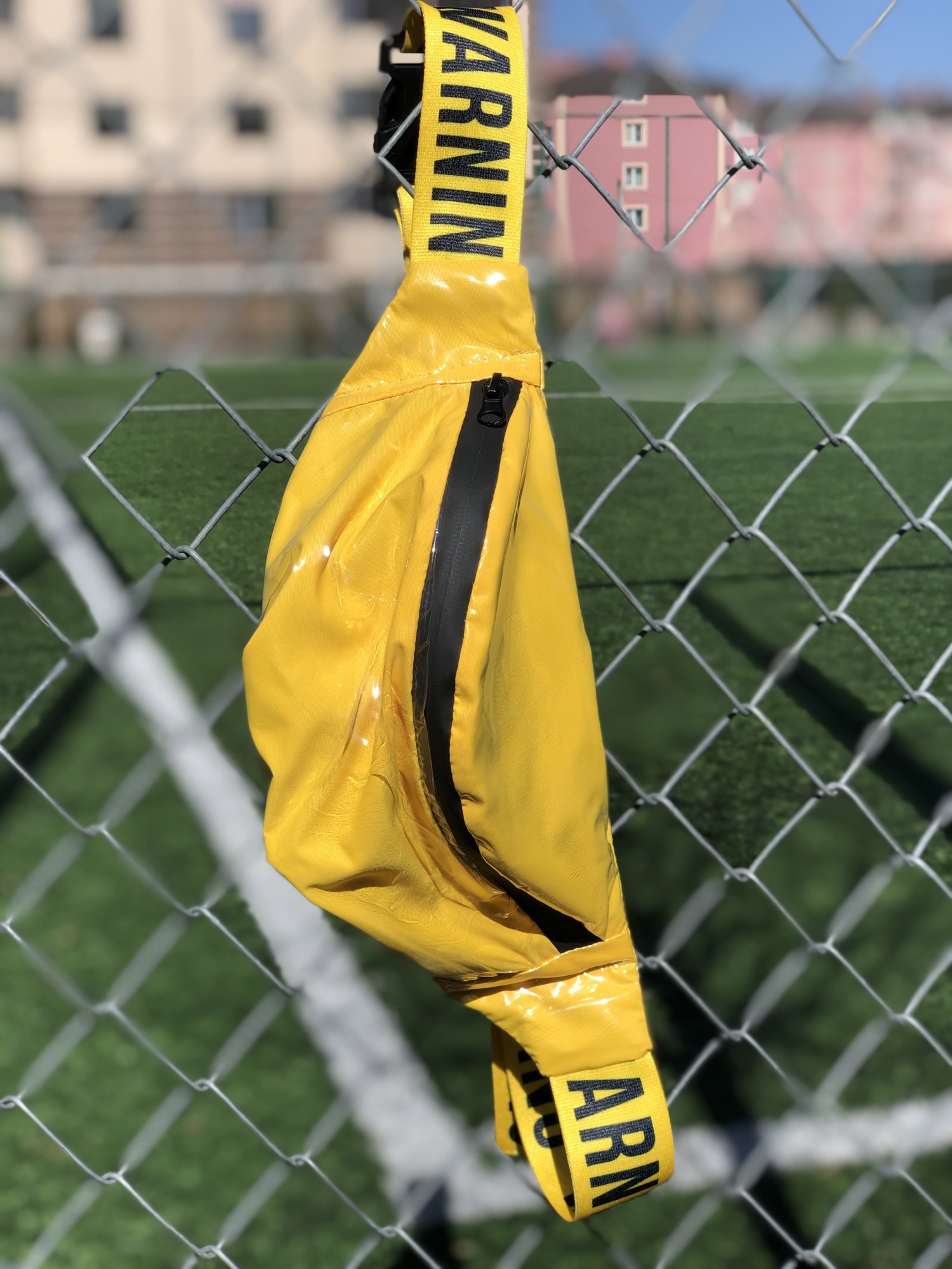 

Сумка-бананка женская DRYBAG желтая с поясом Warning