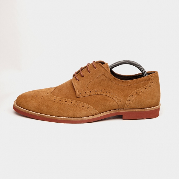 

Туфли броги Redtape Brogues коричневые из замши 43.5 р 280 мм стелька