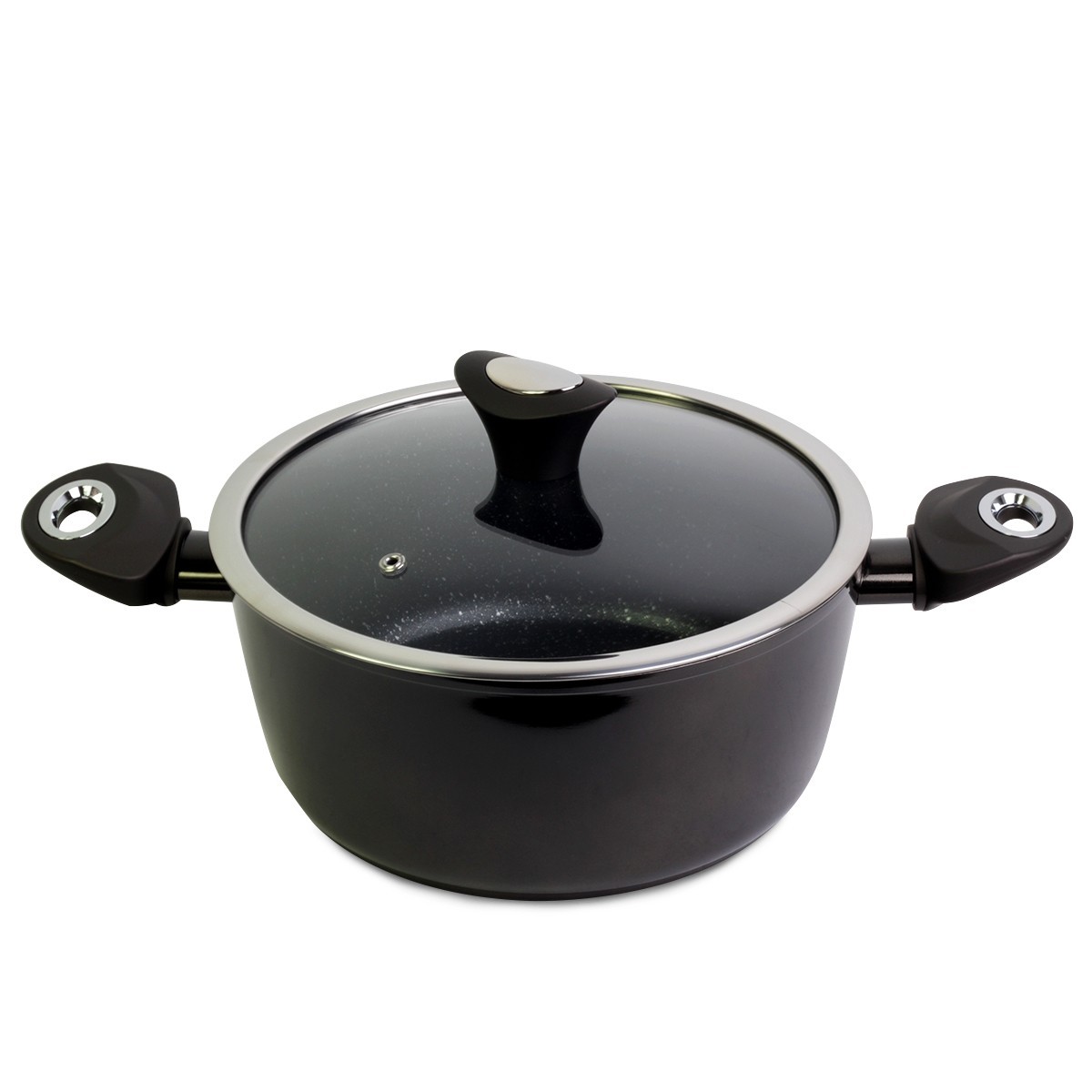 

Кастрюля Kamille Black Marble антипригарное покрытие 4 л KM 4108