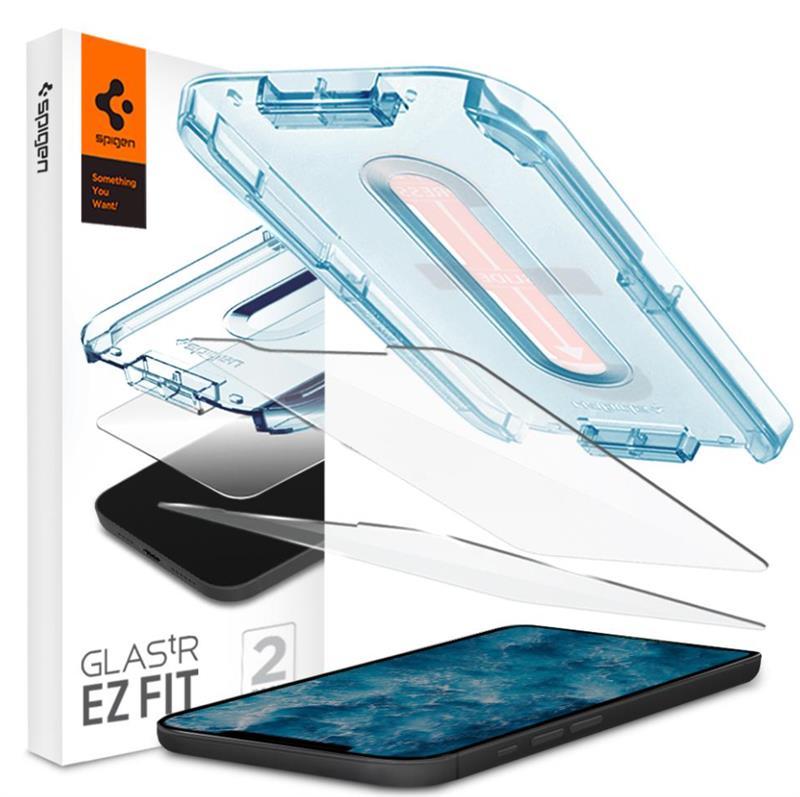 

Защитное стекло Spigen для Apple iPhone 12 / 12 Pro tR EZ Fit, Clear