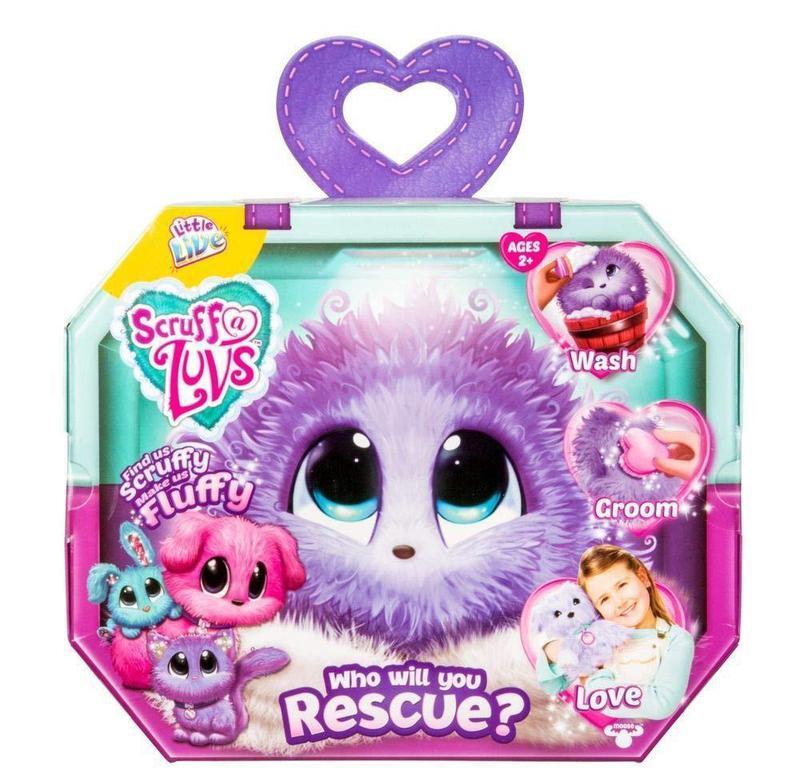 

Игрушка сюрприз Huada Toys Scruff A Luvs Няшка Потеряшка голубой