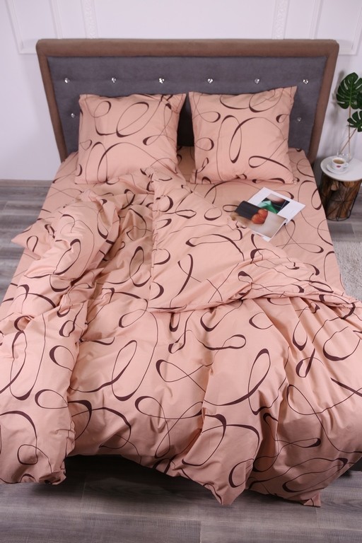 

Комплект постельного белья Полуторный Бязь от Brettani 4047beige-1