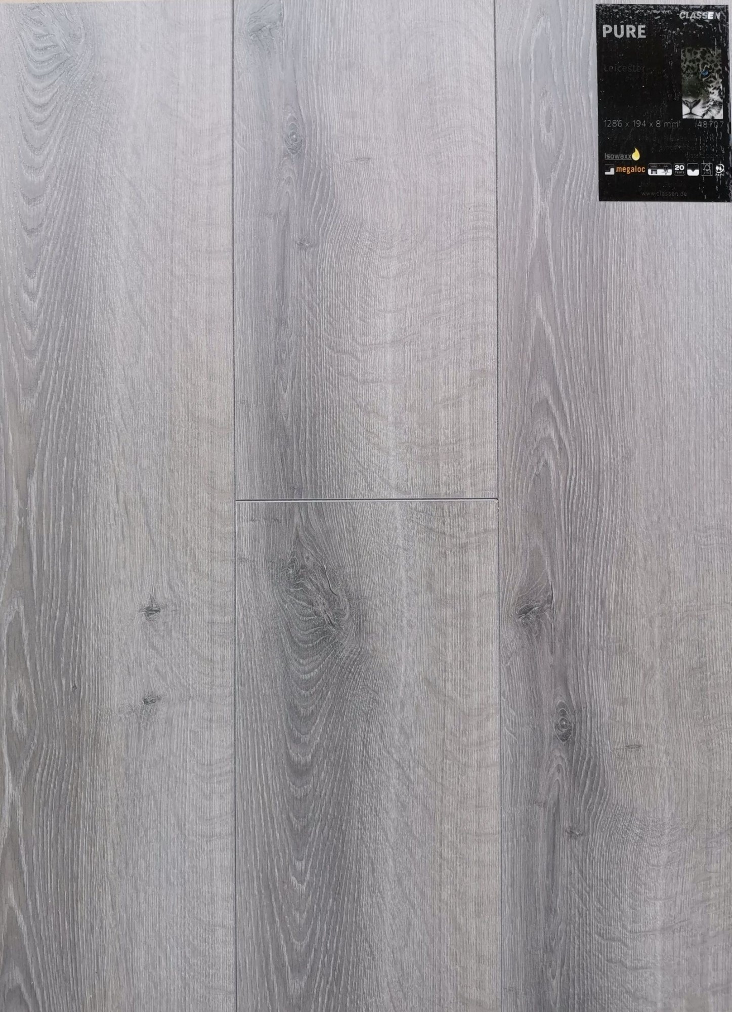 

Ламинат Classen "Pure 4V" 48707 Лестер 32/8 (0,2495кв.м/шт) (8шт/уп)