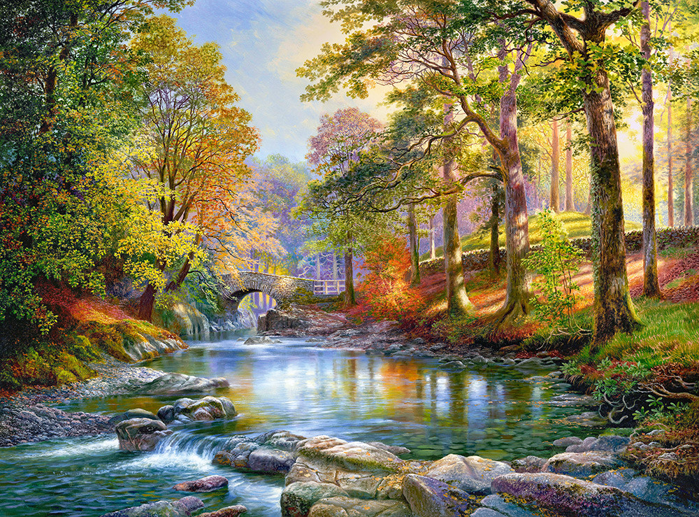 

Пазлы Castorland Вдоль реки, Along the river на 3000 элементов