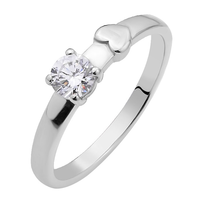 

Серебряное кольцо с фианитом S Zirconia 000103120 17 размера