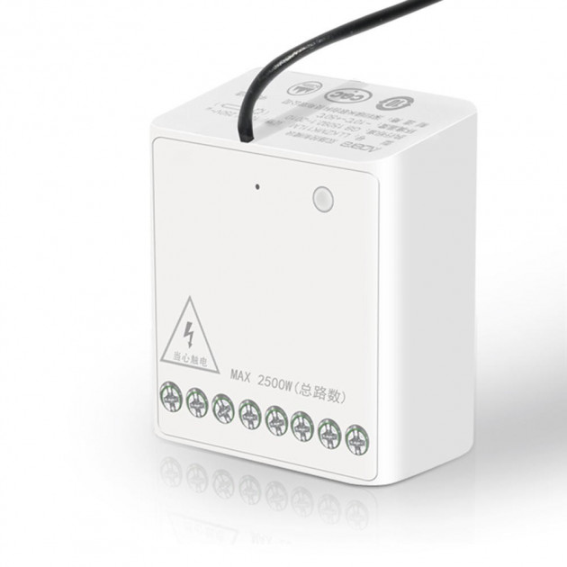 

Двухканальный модуль реле Aqara Wireless Relay Controller LLKZMK11LM