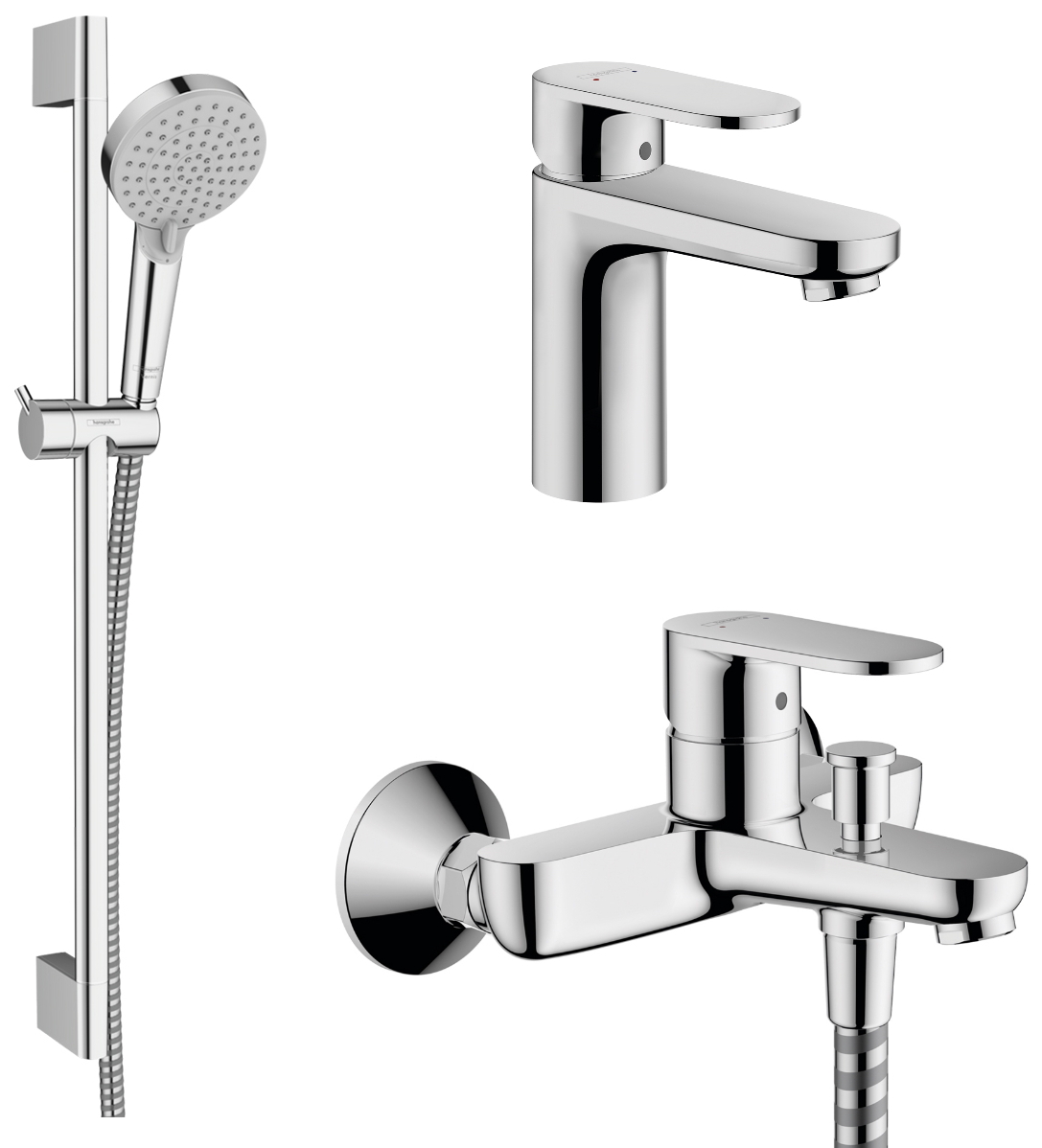 

Набор смесителей Hansgrohe Vernis Blend 71551112 (71551000+71440000+26275000)