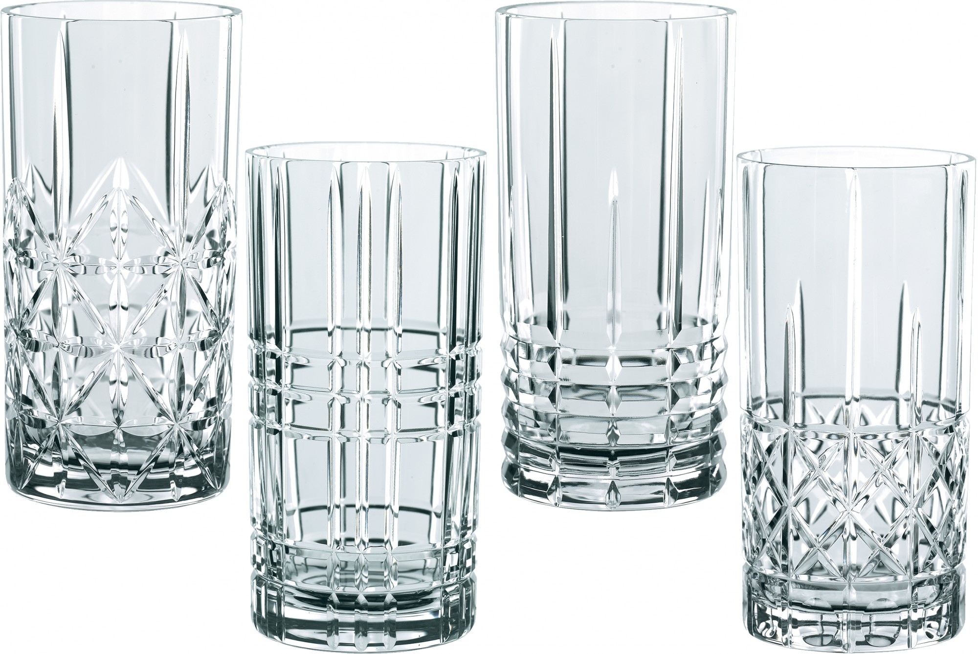 

Набор высоких стаканов для коктейлей Highland Longdrink 375мл ( 4шт.) 97784