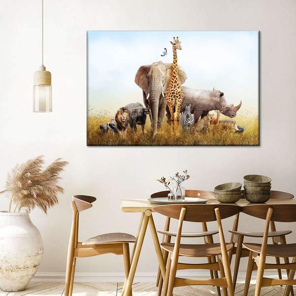 

Картина Жители саванны 51x34 см (38)