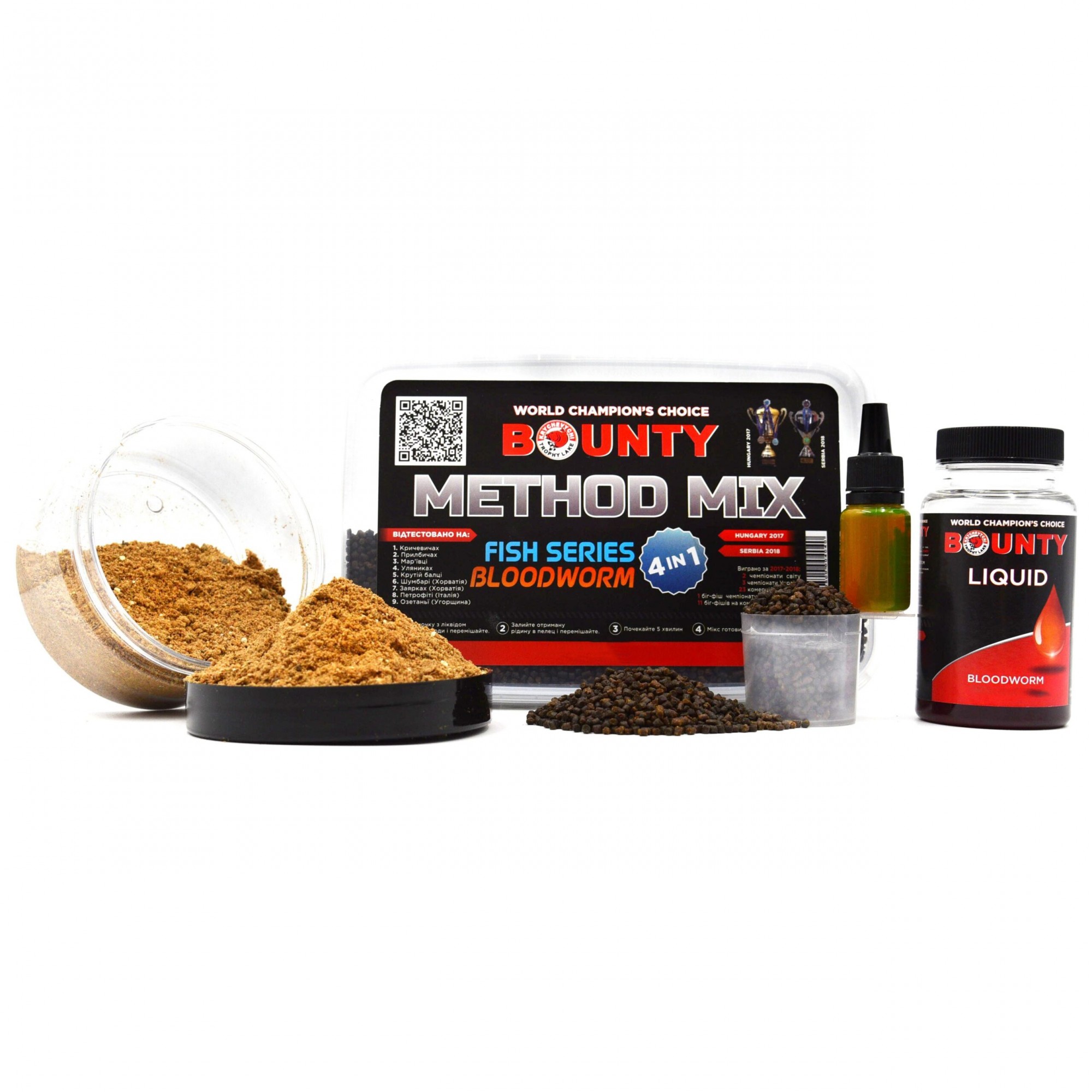 

Метод-микс Bounty Method Mix 4 в 1 BLOODWORM мотыль