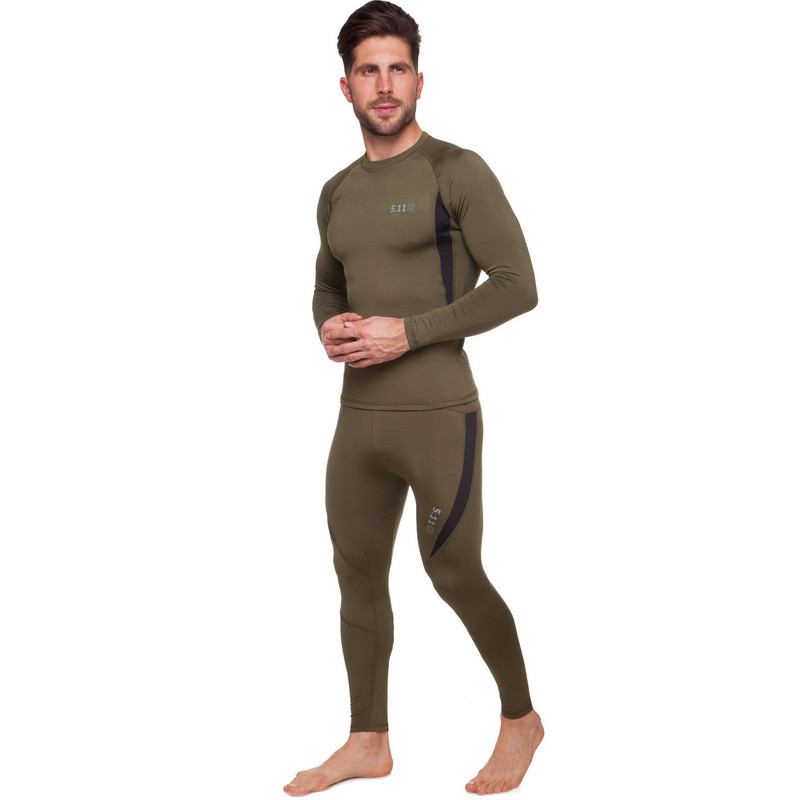 

Комплект термобелья мужское 5.11 51124 размер  (46-48) оливковый, Комплект термобелья мужское 5.11 51124 размер M (46-48) оливковый