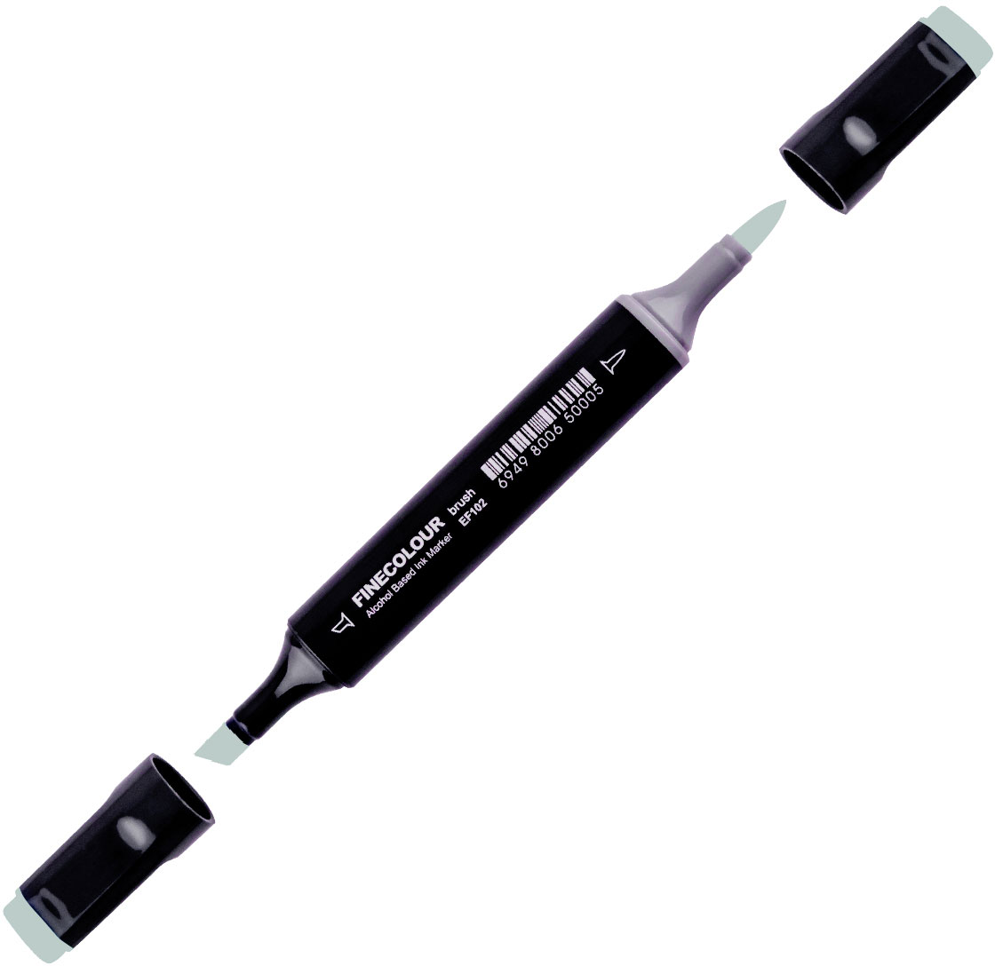

Маркер Finecolour Brush спиртовой 062 оттенок зеленовато-серый BG62 (EF102-62)