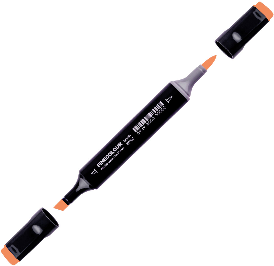 

Маркер Finecolour Brush спиртовой 158 оранжевый кадмий YR158 (EF102-158)