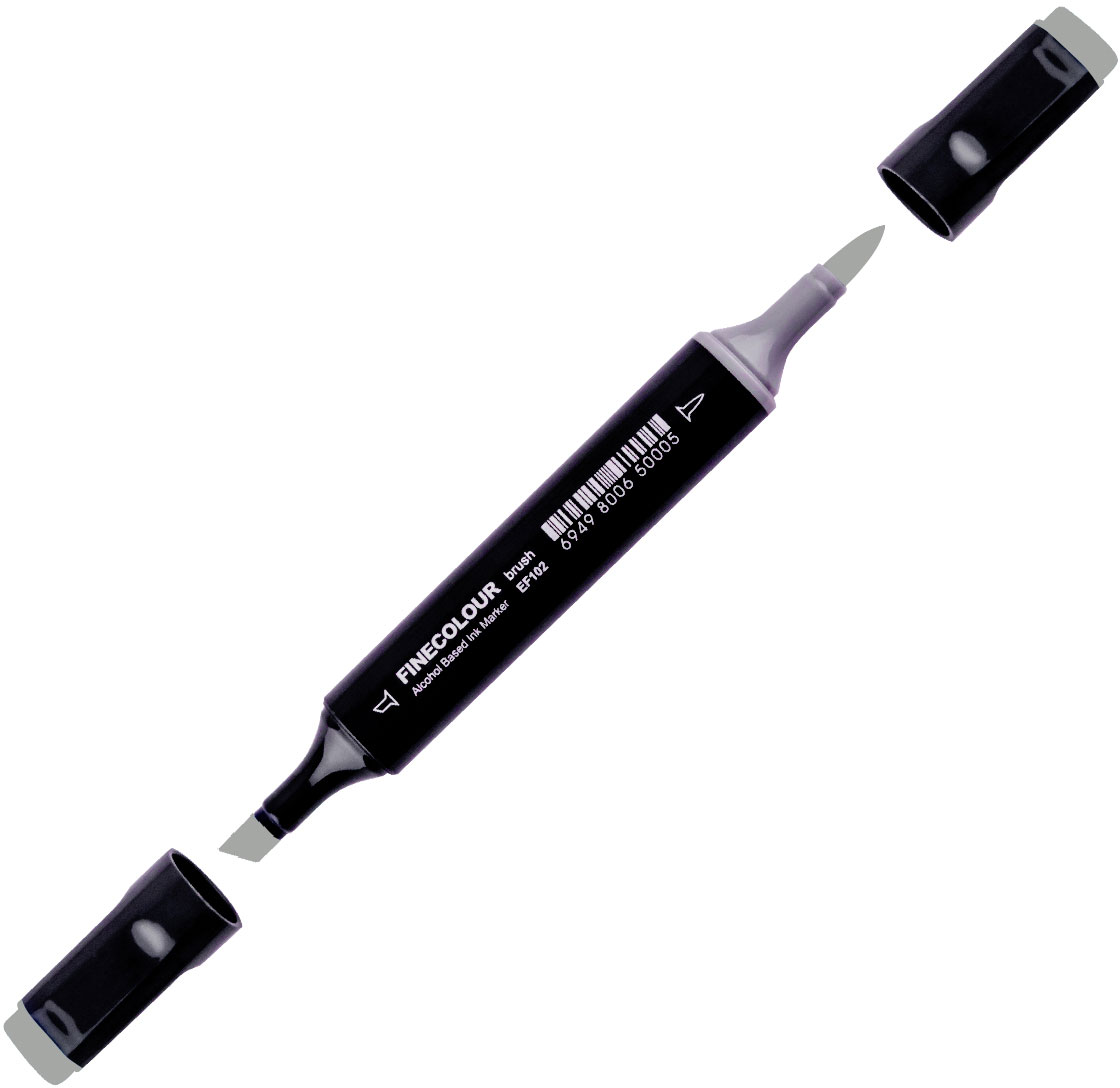 

Маркер Finecolour Brush спиртовой 065 серо-зеленый №6 GG65 (EF102-65)