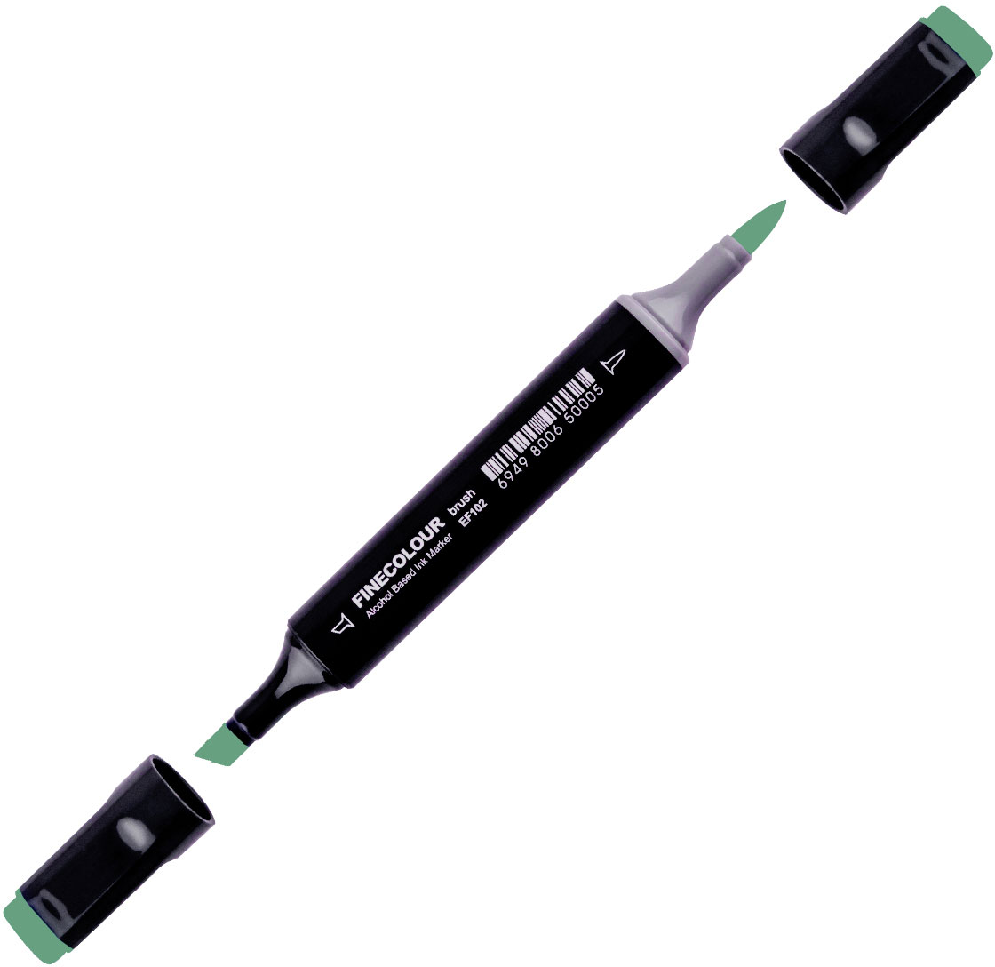 

Маркер Finecolour Brush спиртовой 061 сосново-зеленый G61 (EF102-61)