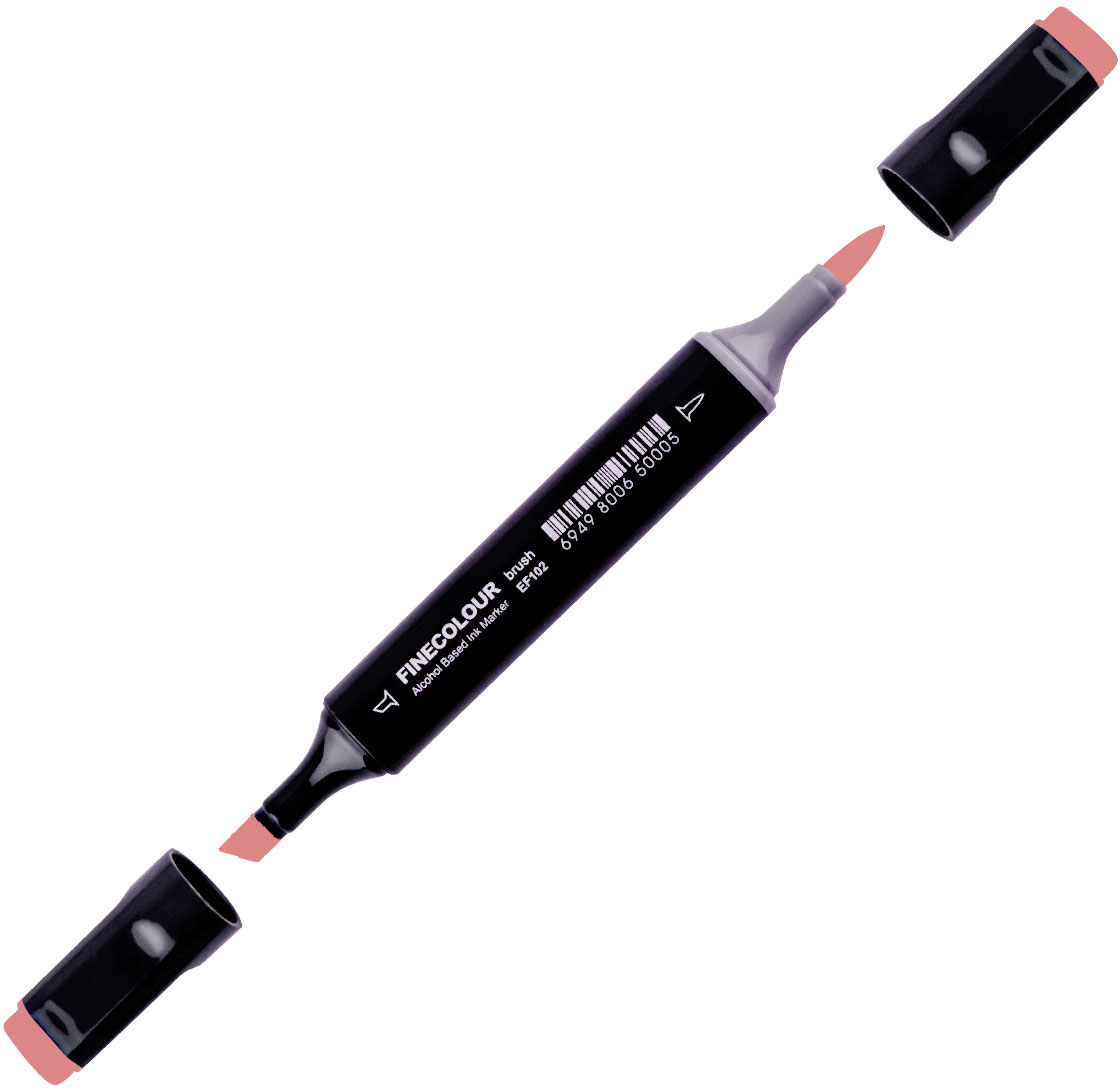 

Маркер Finecolour Brush спиртовой 175 красноватая латунь R175 (EF102-175)