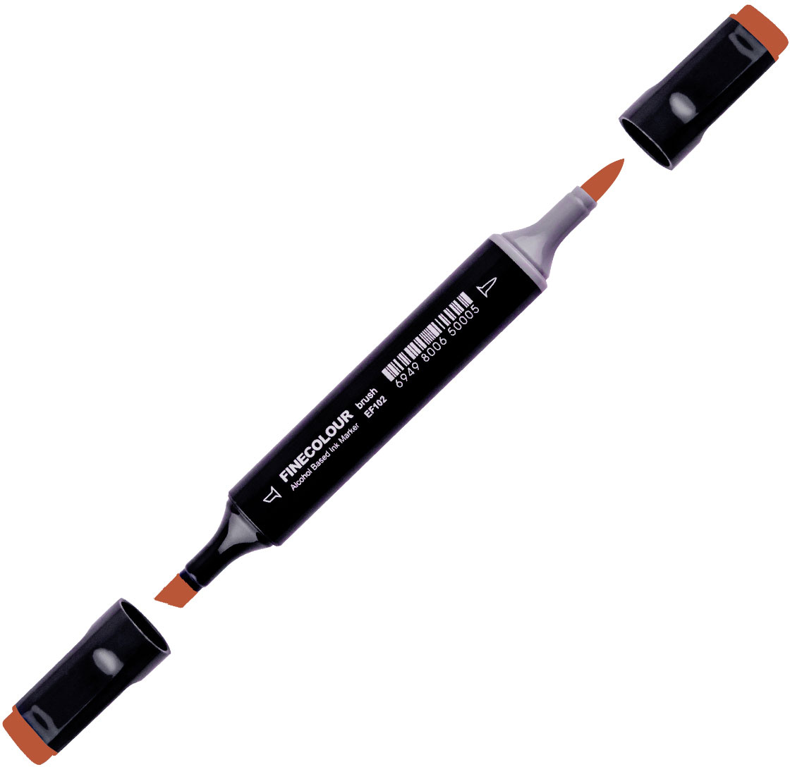 

Маркер Finecolour Brush спиртовой 165 рыжеватый E165 (EF102-165)