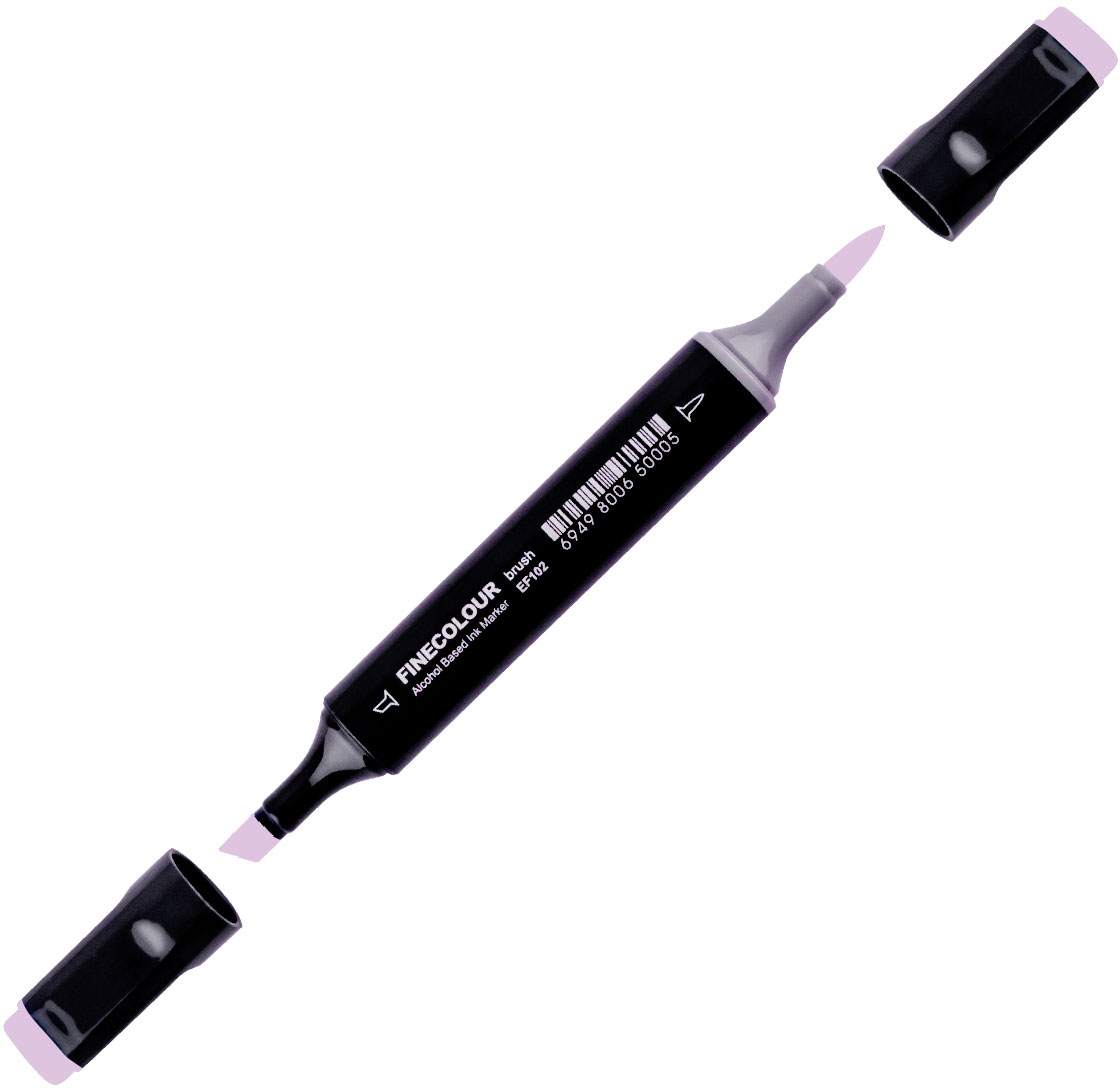 

Маркер Finecolour Brush спиртовой 197 розовато-лиловый BV197 (EF102-197)