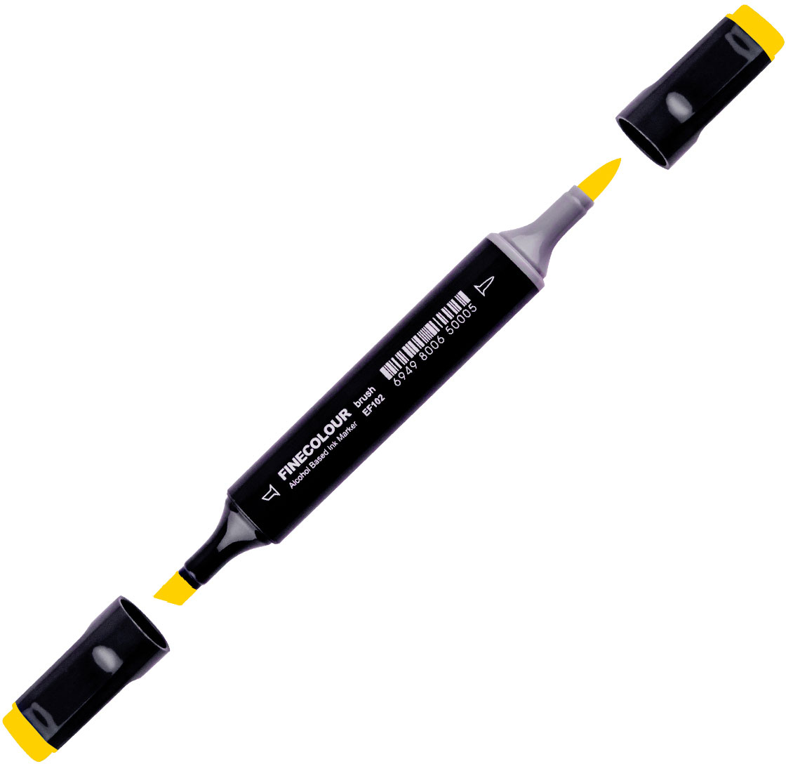 

Маркер Finecolour Brush спиртовой 226 канарейка Y226 (EF102-226)