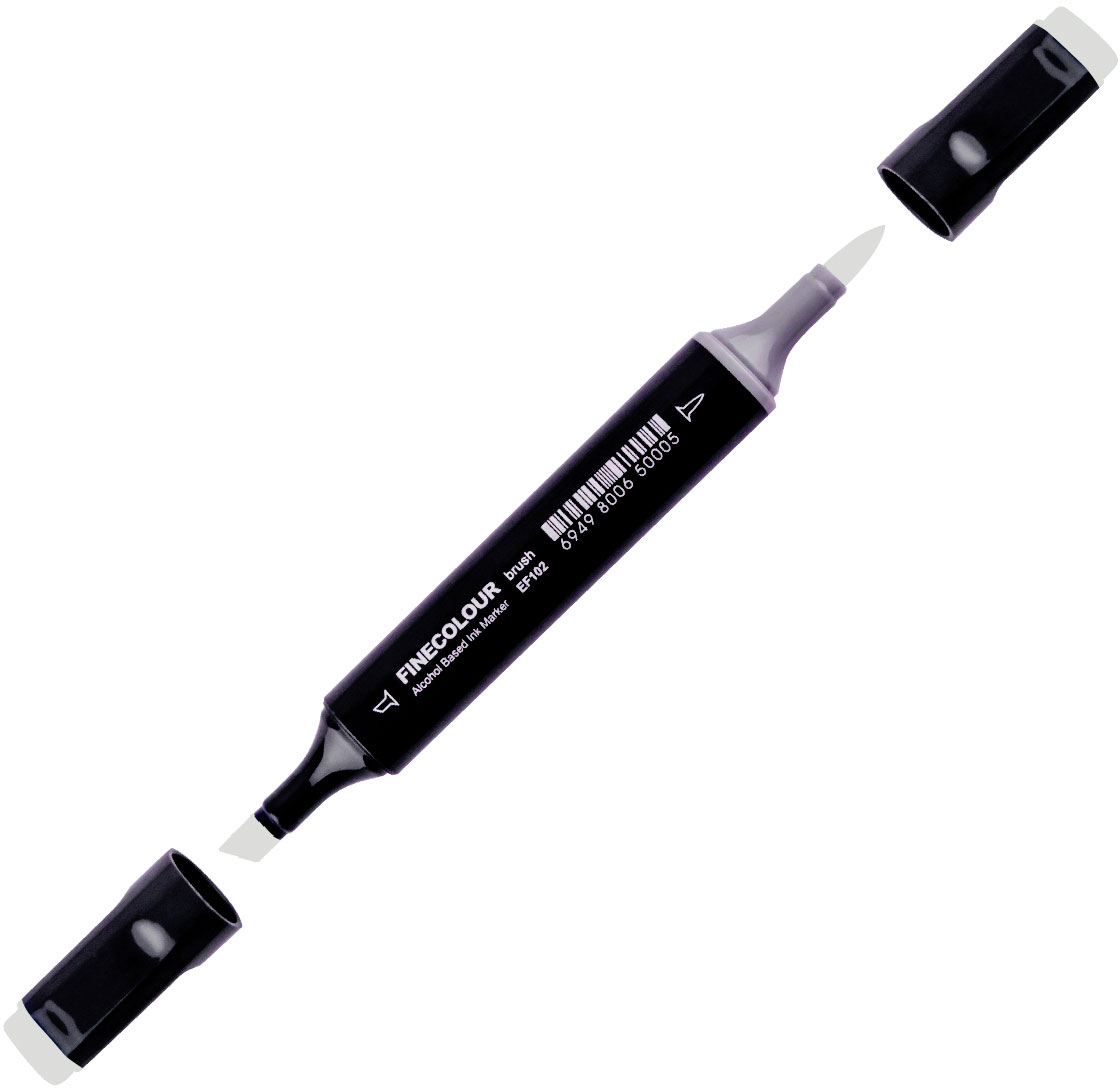 

Маркер Finecolour Brush спиртовой 063 серо-зеленый №4 GG63 (EF102-63)