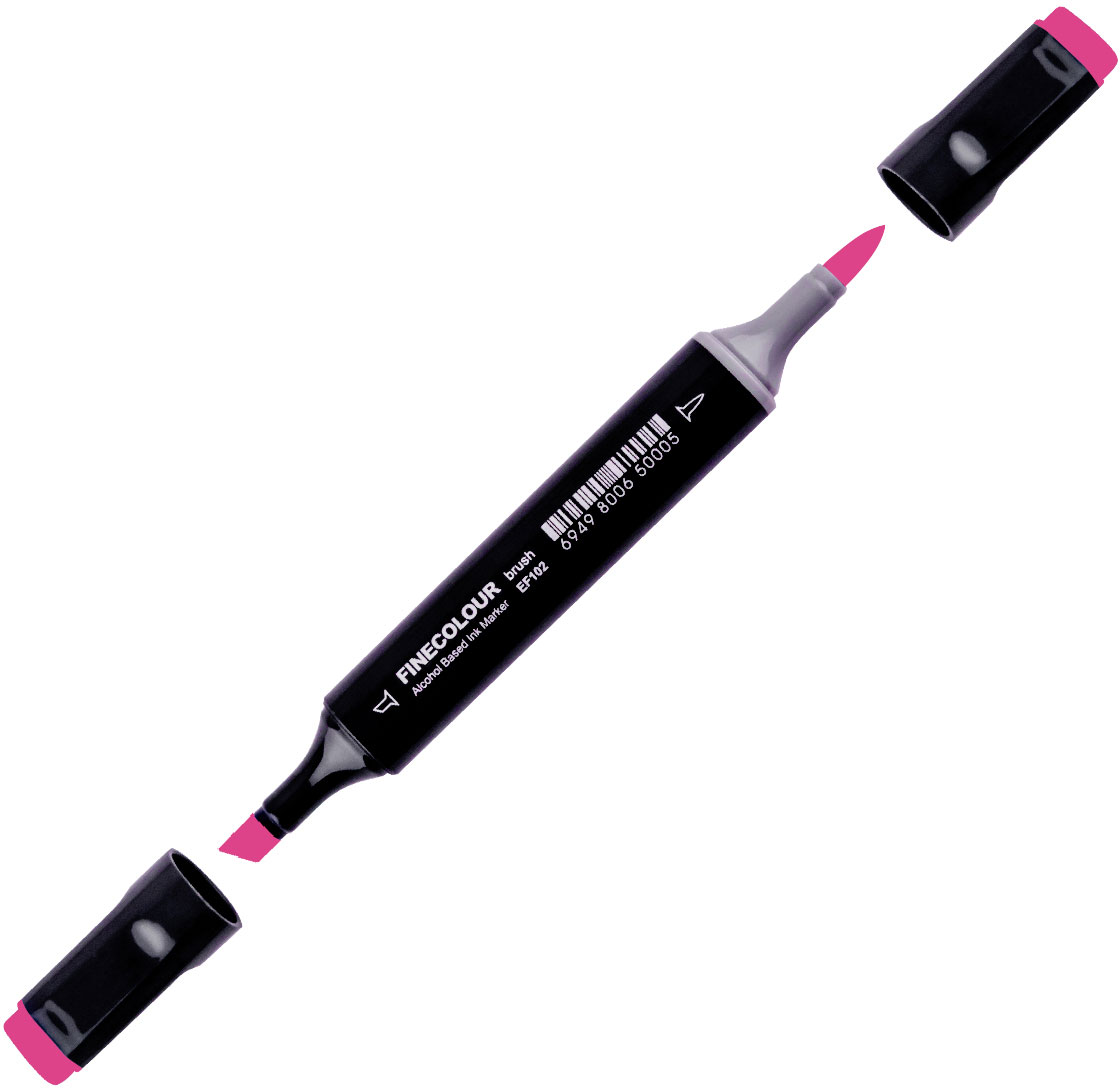 

Маркер Finecolour Brush спиртовой 136 красный фиолетовый RV136 (EF102-136)