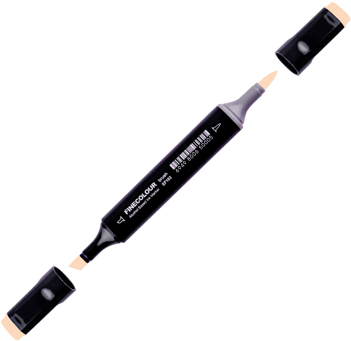 

Маркер Finecolour Brush спиртовой 220 абрикос YR220 (EF102-220)