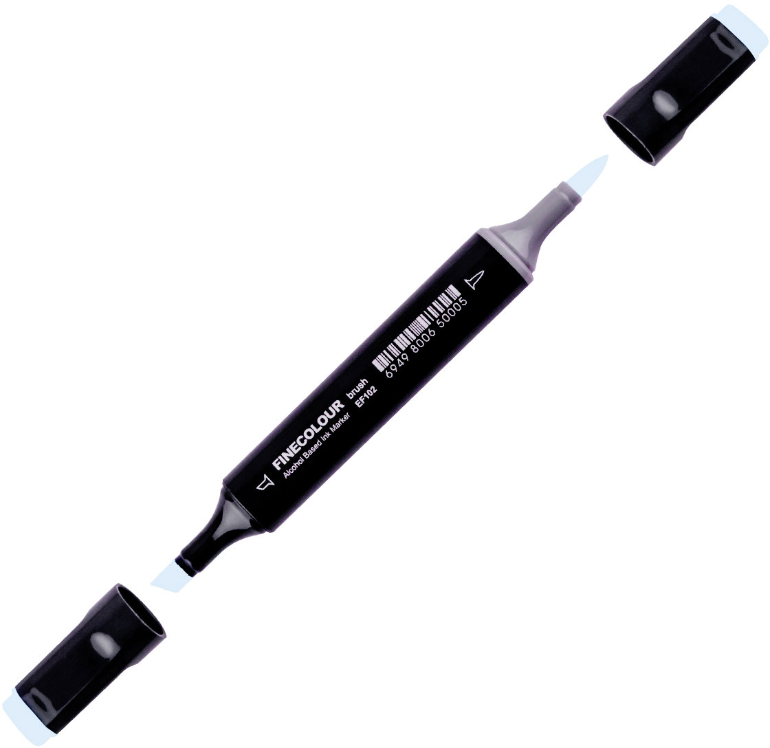 

Маркер Finecolour Brush спиртовой 239 сине-голубой B239 (EF102-239)