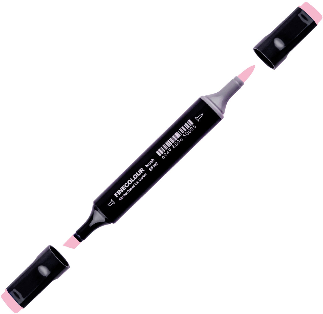 

Маркер Finecolour Brush спиртовой 211 нежный розовый RV211 (EF102-211)