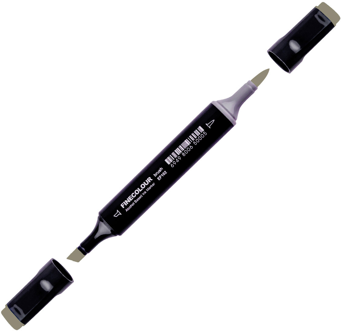 

Маркер Finecolour Brush спиртовой 186 BCDS серый №7 BSDSG186 (EF102-186)