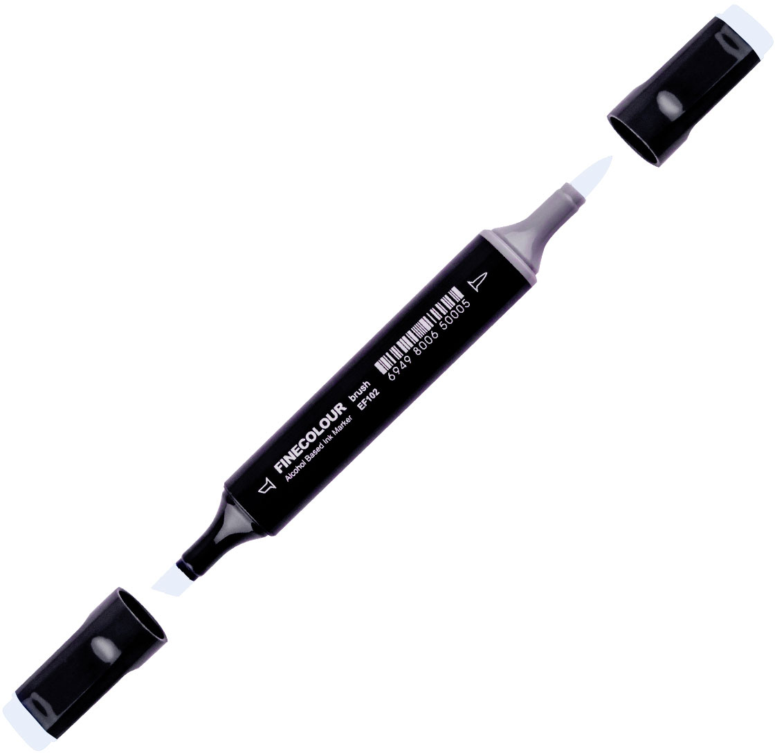 

Маркер Finecolour Brush спиртовой 300 синий порошок B300 (EF102-300N)