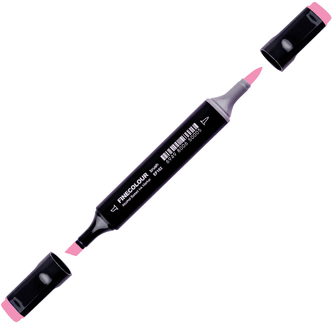 

Маркер Finecolour Brush спиртовой 349 розовая бегония R349 (EF102-349N)