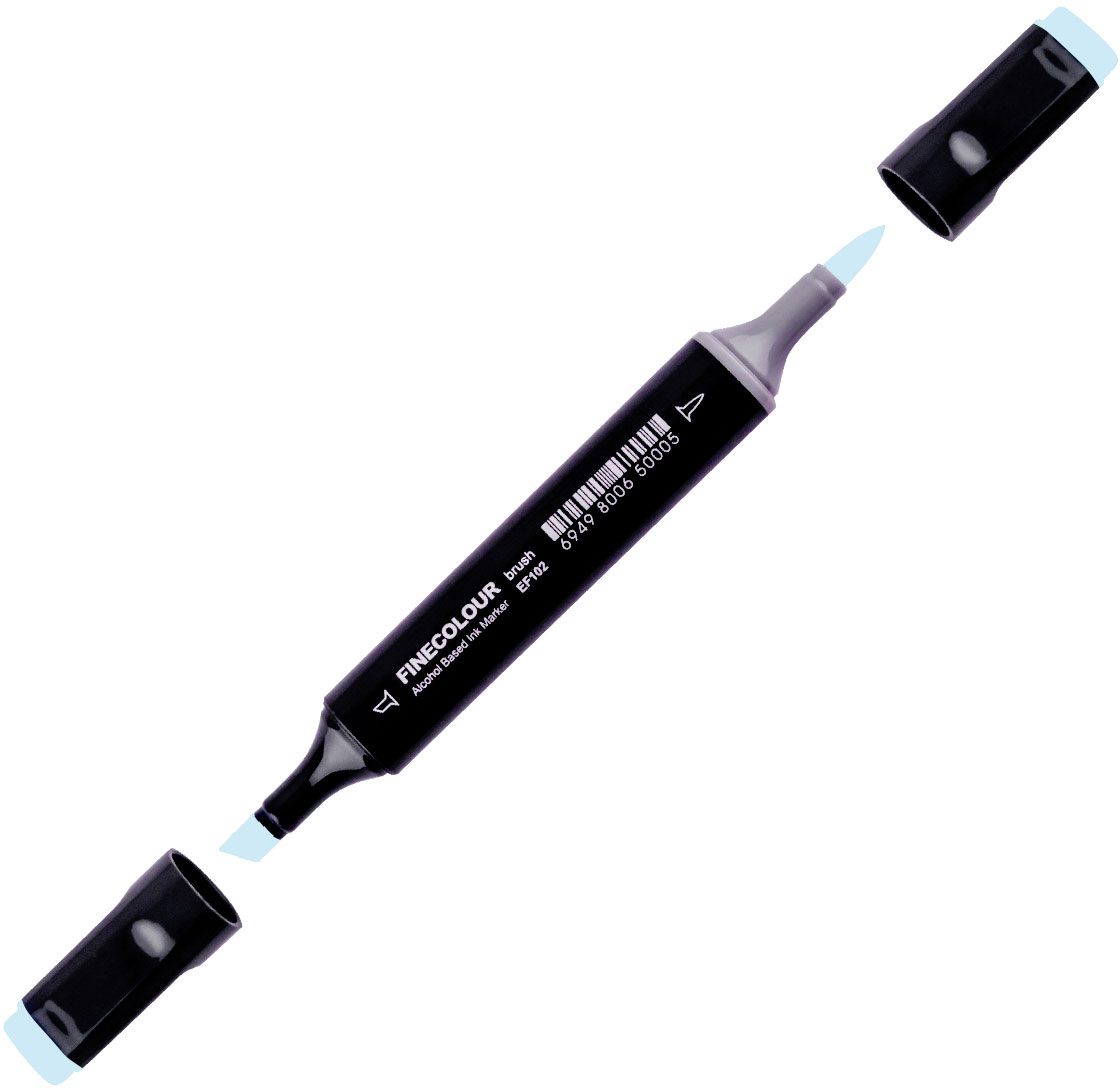 

Маркер Finecolour Brush спиртовой 296 новый синий BG296 (EF102-296N)