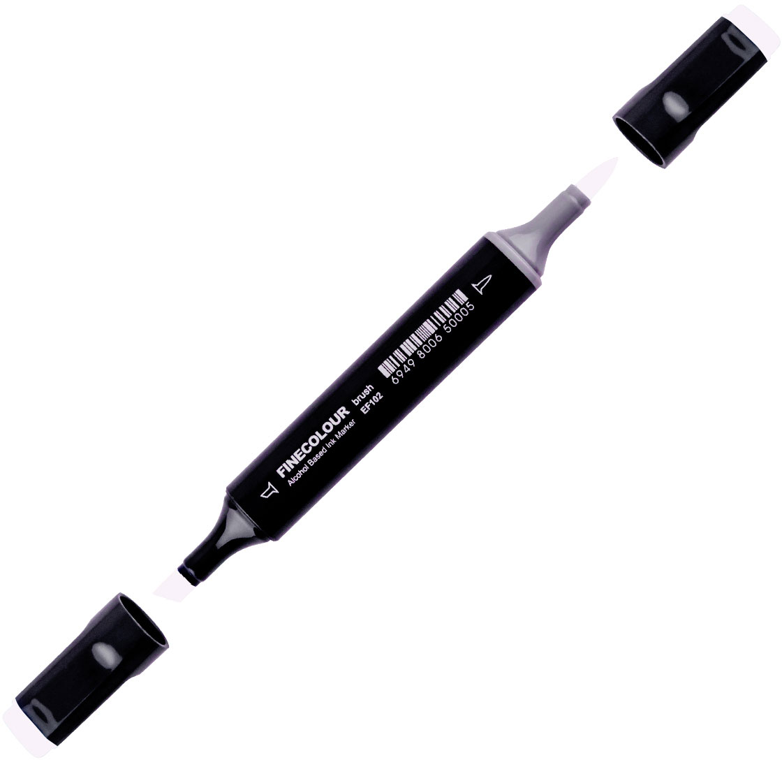 

Маркер Finecolour Brush спиртовой 332 бледный виноград V332 (EF102-332N)