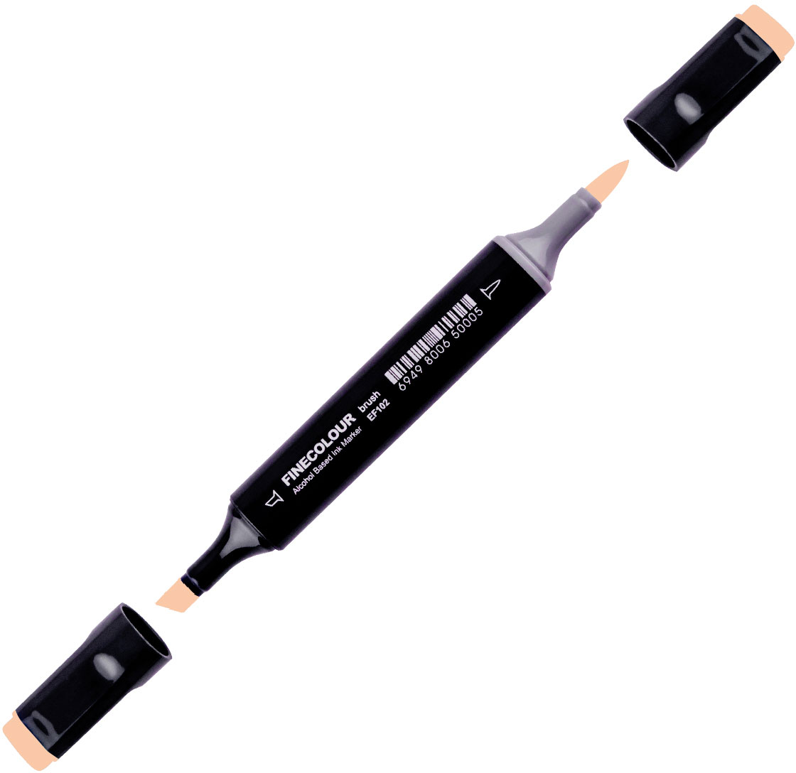 

Маркер Finecolour Brush спиртовой 219 песчаный коричневый YR219 (EF102-219)