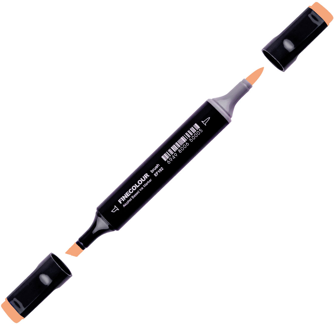 

Маркер Finecolour Brush спиртовой 402 темно-оранжевый YR402 (EF102-402N)