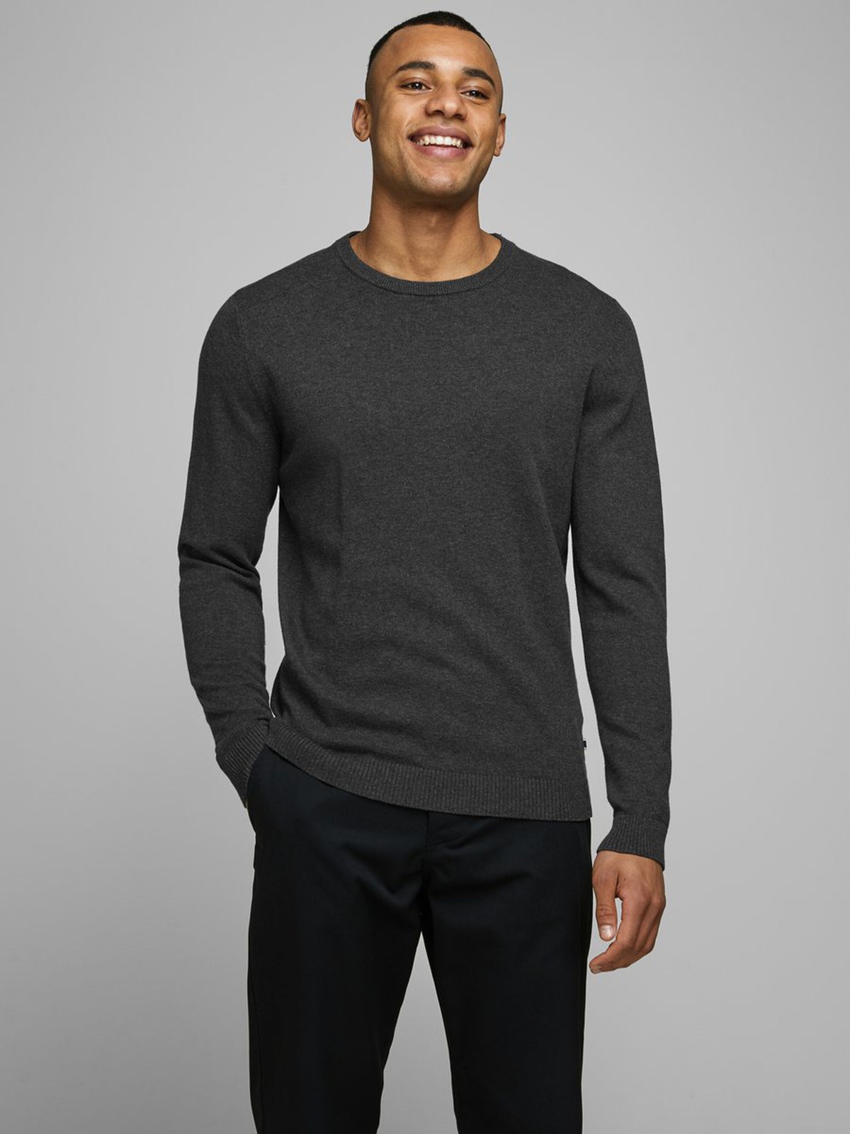 

Джемпер Jack & Jones  темно-серый 12137190DarkGrey, Джемпер Jack & Jones M темно-серый 12137190DarkGrey