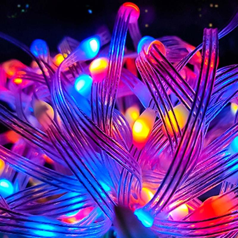

Smart LED RGB гирлянда ColorWay (CW-GS-66L10UMC) 66LED, 10м, WiFi, Bluetooth, синхронизация освещения с музыкой