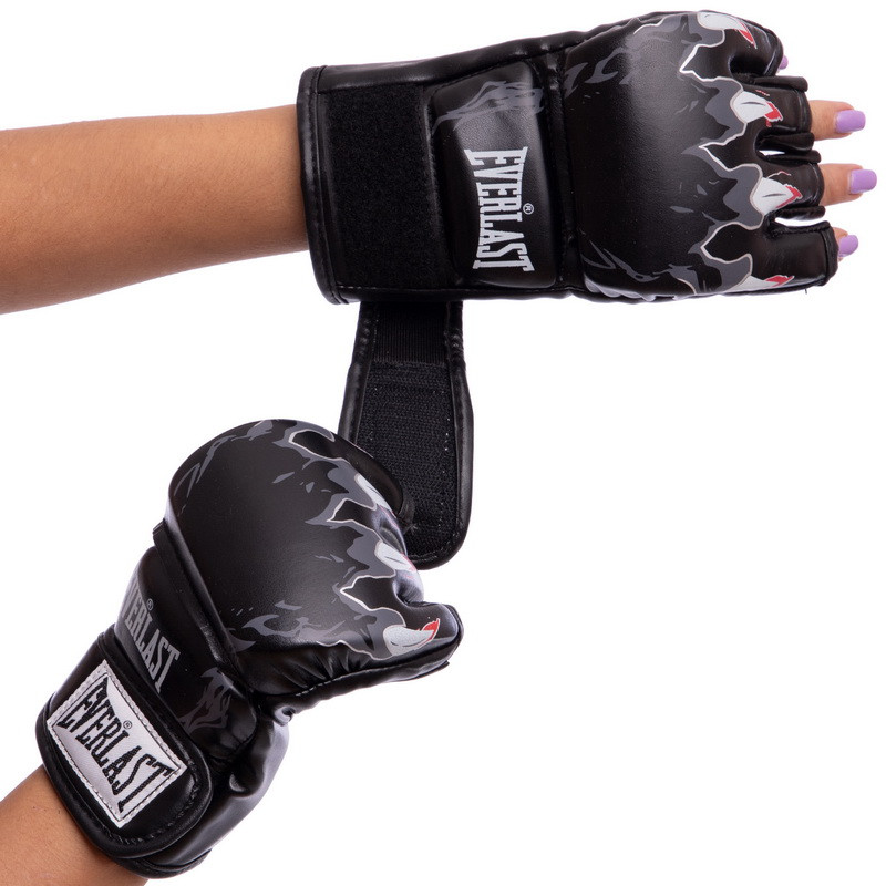 

Перчатки для смешанных единоборств Everlast Heroe 3207 размер XL Black
