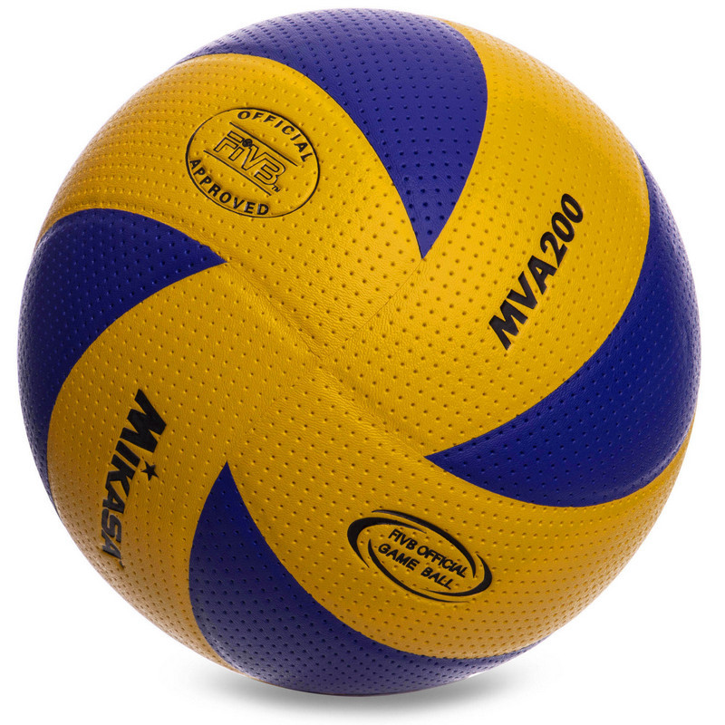 

Мяч волейбольный клееный Mikasa Action 4515 MVA-300 размер №5 Yellow-Blue