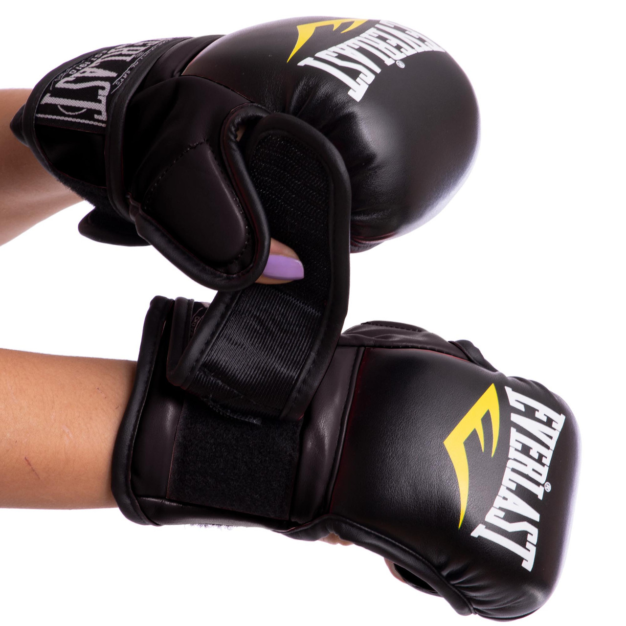 

Перчатки гибридные для единоборств Everlast Heroe 4612 размер XL Black