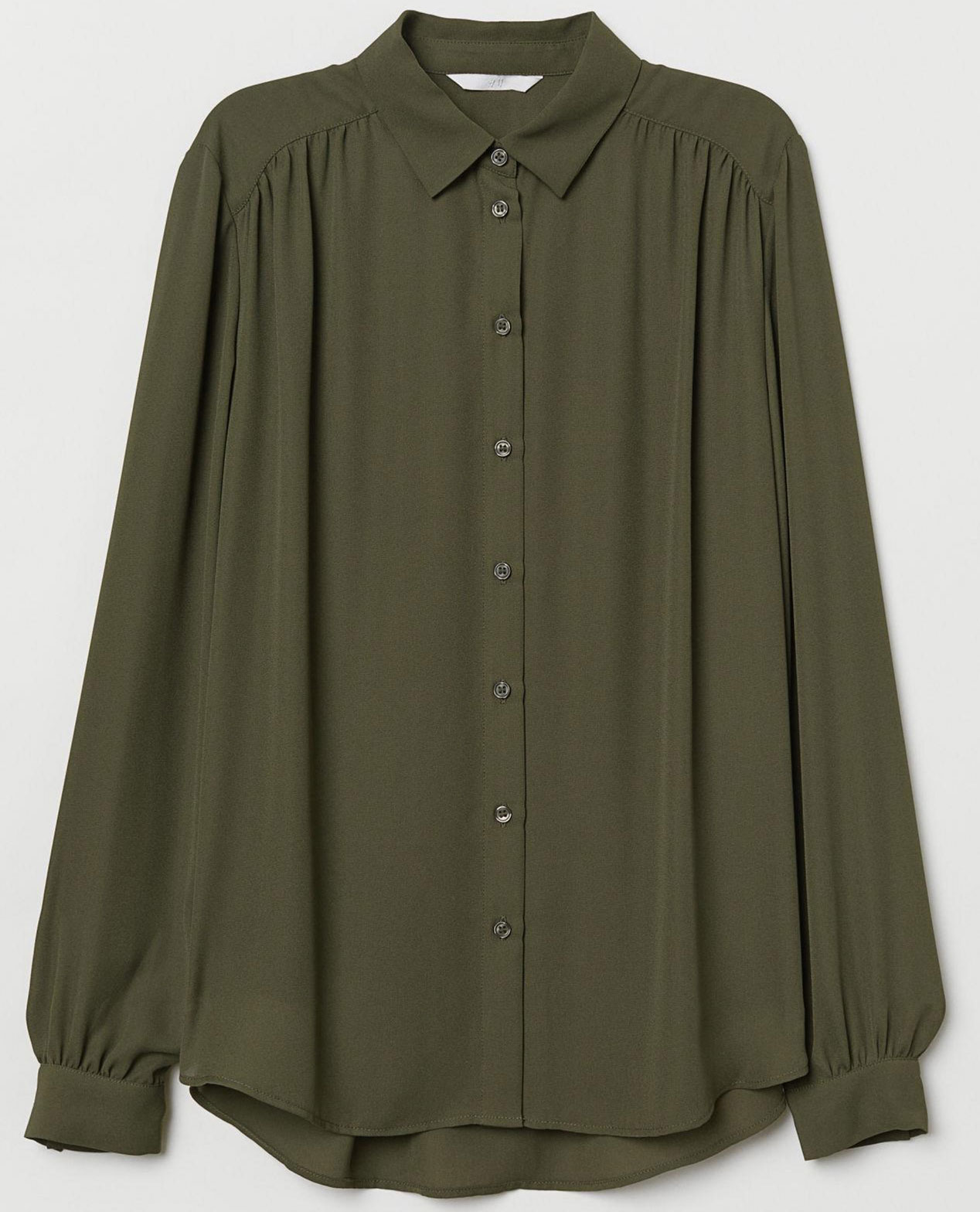 

Рубашка H&M XAZ134943ANXO  Болотная, Рубашка H&M XAZ134943ANXO 34 Болотная