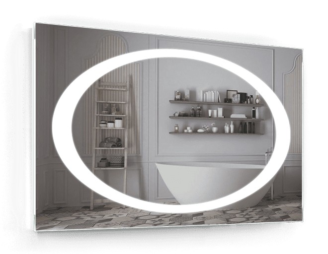 

Зеркало c LED подсветкой Smart Mirror сенсорное Casoria SK 120х100 см Прямоугольное