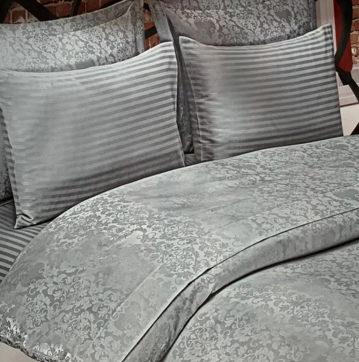 

Постельное белье Maison D'or жаккард бамбук PEARL GREY евро Цвета: серый