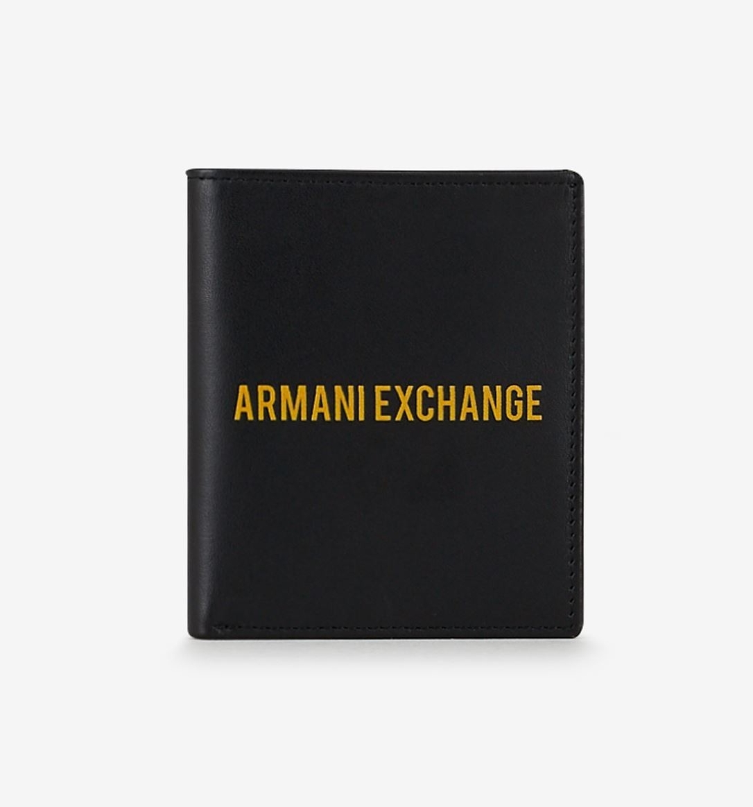 

Кошелек из кожи Armani Exchange Черный