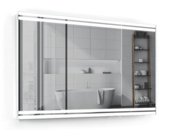 

Зеркало c LED подсветкой Smart Mirror сенсорное Reggio SK 120х100 см Прямоугольное