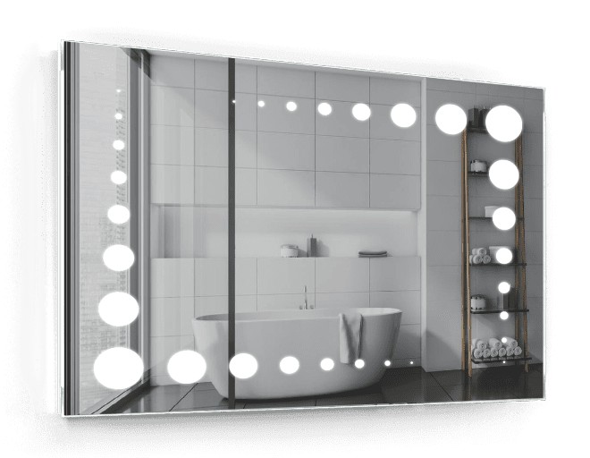 

Зеркало c LED подсветкой Smart Mirror сенсорное Trapani SK 140х100 см Прямоугольное