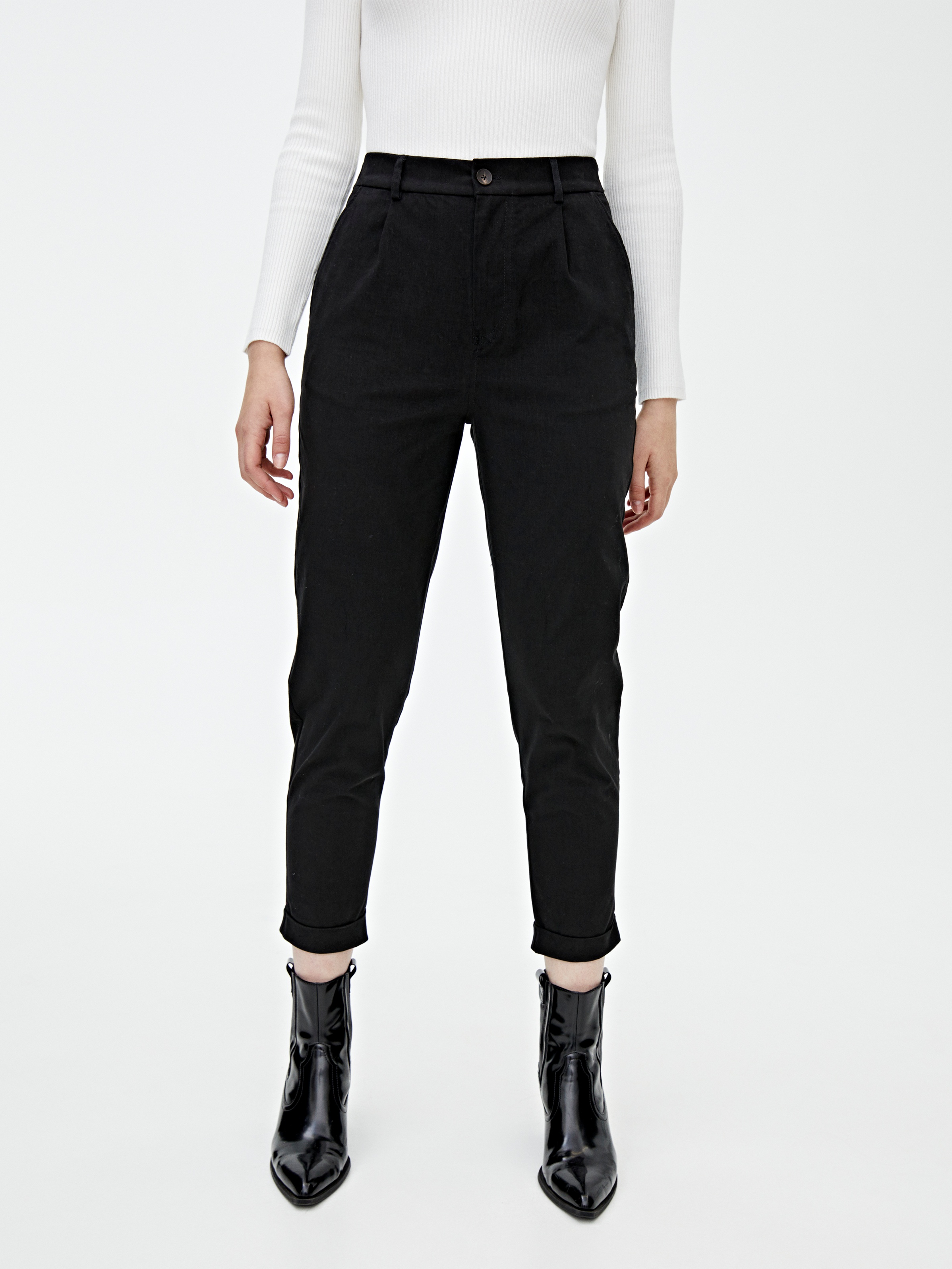 

Джинсы Pull & Bear 9670/342/800  Черные джинс, Джинсы Pull & Bear 9670/342/800 S Черные джинс