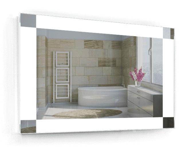 

Зеркало c LED подсветкой Smart Mirror сенсорное Vicenza SK 120х100 см Прямоугольное
