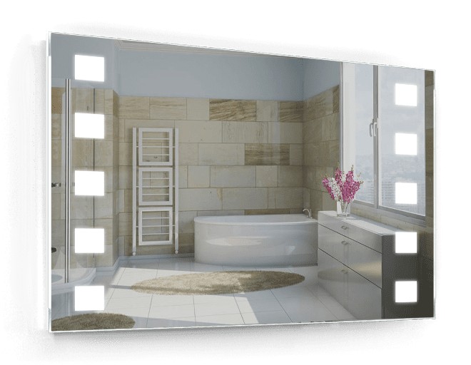 

Зеркало c LED подсветкой Smart Mirror сенсорное Ravenna SK 100х100 см Прямоугольное