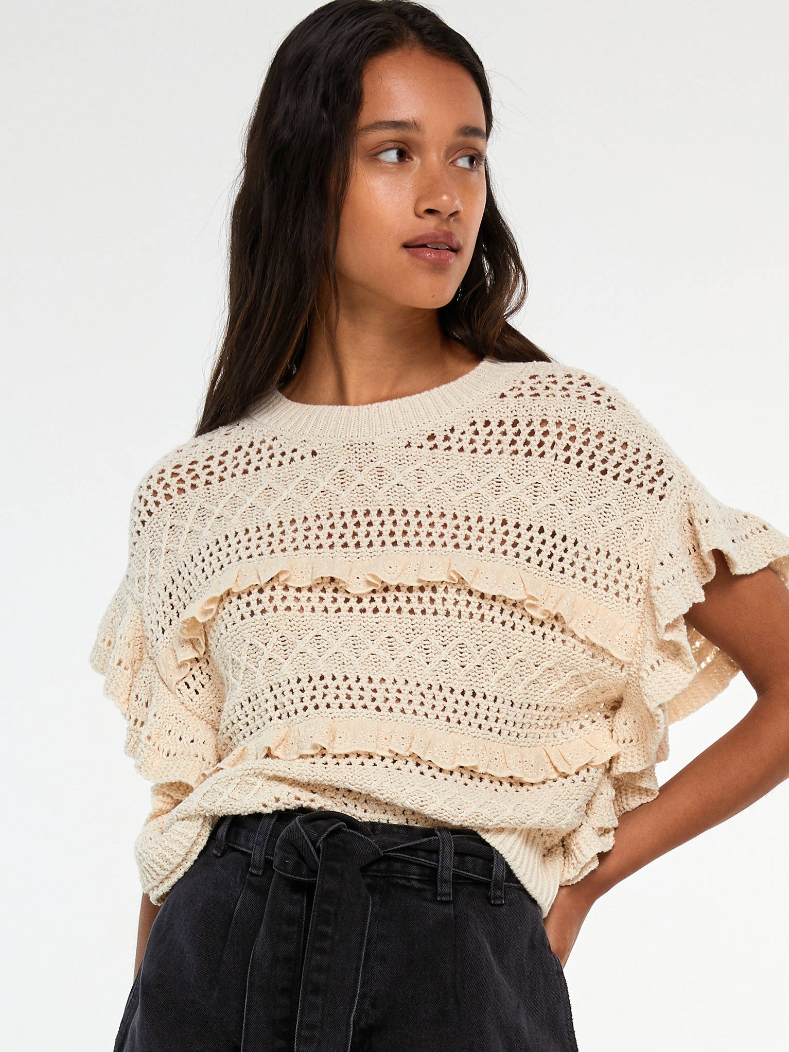 

Жилет Pull & Bear 5553/335/712 S Молочная